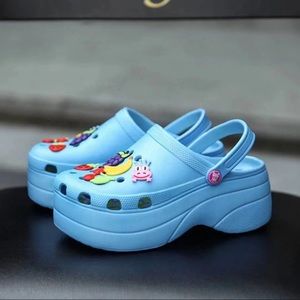Platform Clogs w/ Charms